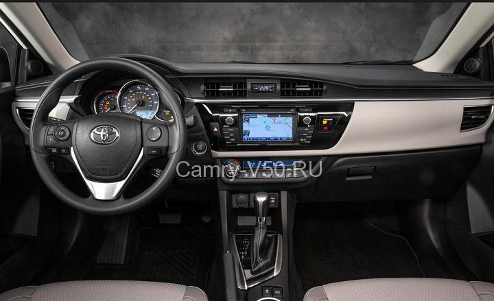 интерьер Toyota Corolla 2014
